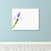 Iris-Blume. Leinwanddruck (Insitu (Holzboden))