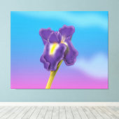 Iris-Blume Leinwanddruck (Insitu (Holzboden))