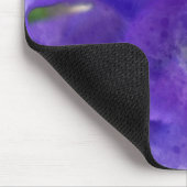 Iris Blume Lila Watercolor Mousepad (Ecke)