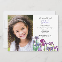 Iris Blume Mädchen Geburtstagsgeschenk Foto
