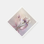 Iris-Blume mit Goldschmiedearbeiten Serviette (Ecke)