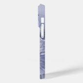 Iris-Blume nahe blühgraue Kunst Case-Mate iPhone Hülle (Rückseite / Links)