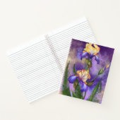Iris Blume Notebook Iris Notizblock (Innenseite)