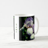 Iris Blume Pair Personalisiert Kaffeetasse (VorderseiteRechts)