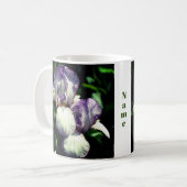 Iris Blume Pair Personalisiert Kaffeetasse (Vorderseite Links)