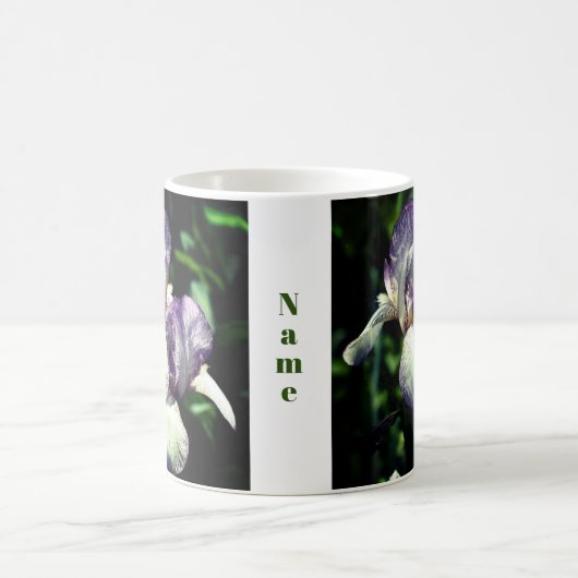 Iris Blume Pair Personalisiert Kaffeetasse (Mittel)