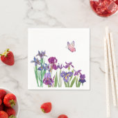 Iris Blume Party Serviette (Beispiel)