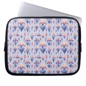 Iris Blume Pattern Laptopschutzhülle (Vorderseite)