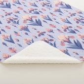 Iris Blume Pattern Sherpadecke (3/4)