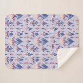 Iris Blume Pattern Sherpadecke (Vorderseite (Horizontal))