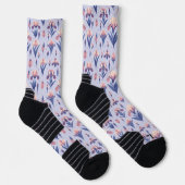 Iris Blume Pattern Socken (Rechts)