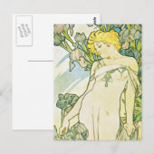 Iris-Blume Postkarte (Vorne/Hinten)