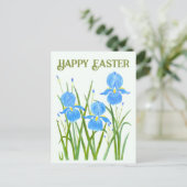 Iris Blume Postkarte (Stehend Vorderseite)
