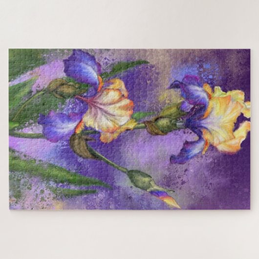Iris Blume Puzzle Irises (Horizontal)
