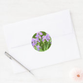 Iris-Blume Runder Aufkleber (Umschlag)