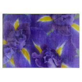 Iris-Blume Schneidebrett (Vorderseite)