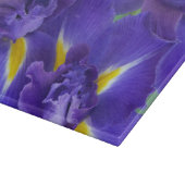 Iris-Blume Schneidebrett (Ecke)