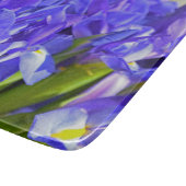 Iris-Blume Schneidebrett (Ecke)