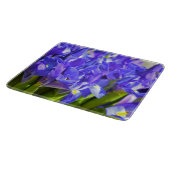 Iris-Blume Schneidebrett (Ecke)