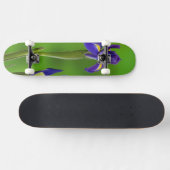 Iris-Blume Skateboard (Horizontal)