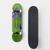 Iris-Blume Skateboard (Vorderseite)