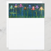 Iris-Blume stationär (Vorne/Hinten)