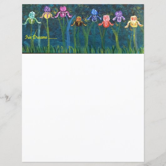 Iris-Blume stationär (Vorderseite)