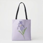 Iris-Blume Tasche (Vorderseite)