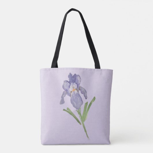 Iris-Blume Tasche (Rückseite)