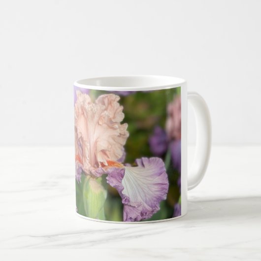 Iris Blume Tasse (VorderseiteRechts)