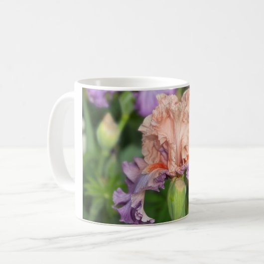 Iris Blume Tasse (Vorderseite Links)