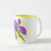 Iris-Blume - Tasse (VorderseiteRechts)