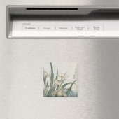 Iris-Blume und Grasshopper, c.1830-31 Magnet (In Situ (Geschirrspüler))