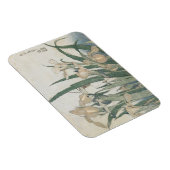 Iris-Blume und Grasshopper, c.1830-31 Magnet (Rechte Seite)