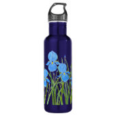 Iris Blume Wasser Flasche Edelstahlflasche (Vorderseite)