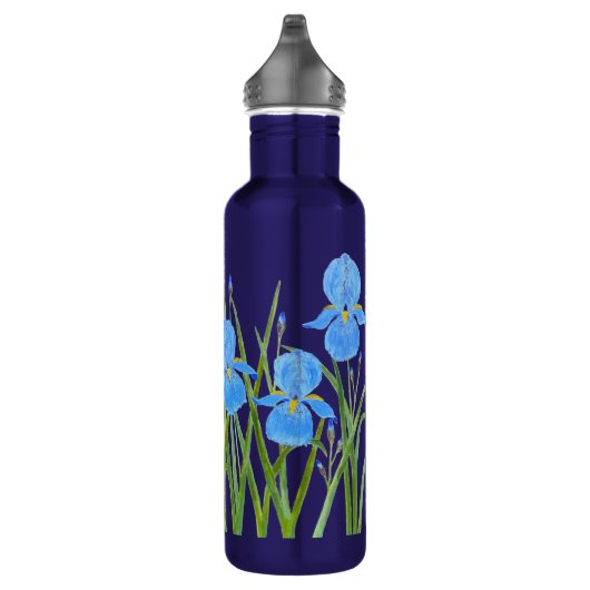 Iris Blume Wasser Flasche Edelstahlflasche (Rechts)