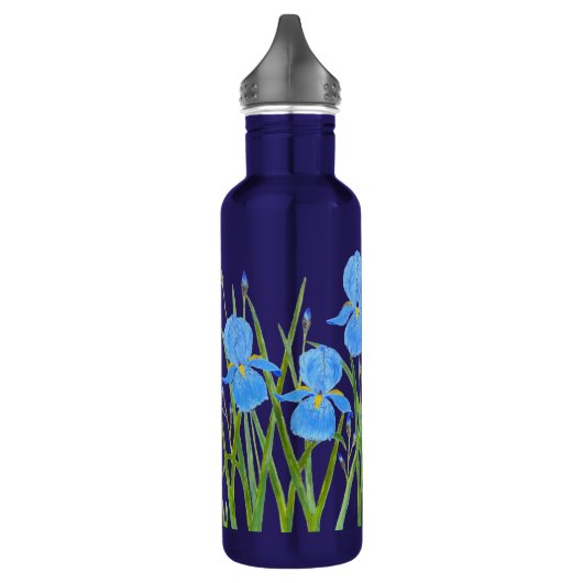 Iris Blume Wasser Flasche Edelstahlflasche (Links)