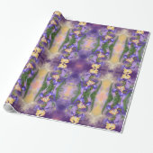 Iris Blume Wrapping Paper Irises Geschenkpapier (Ungerollt)