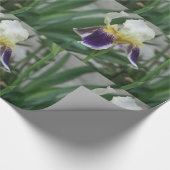 Iris-Blumen-Foto-Geschenkpapier Geschenkpapier (Ecke)