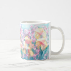 Iris-Blumen-Garten BlumenCricketDiane Gärten Kaffeetasse