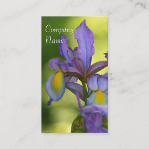 Iris-Blumen-Geschäfts-Karten Visitenkarte