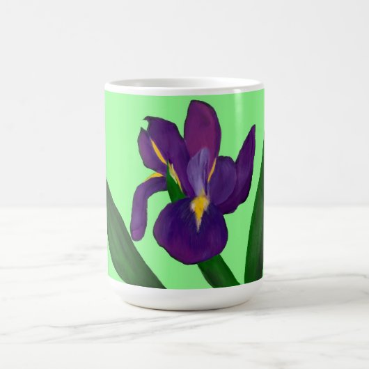 Iris-Blumen-Tasse Kaffeetasse (Mittel)