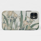 Iris-Blumen und Heuschrecke, c.1830-31 Case-Mate iPhone Hülle (Rückseite (Horizontal))