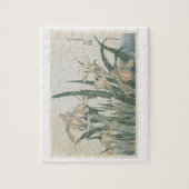 Iris-Blumen und Heuschrecke, c.1830-31 Puzzle (Vertikal)