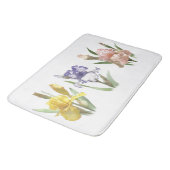 Iris Blumengartendesign Badematte (Schrägansicht)