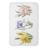 Iris Blumengartendesign Badematte (Vorderseite Vertikal)