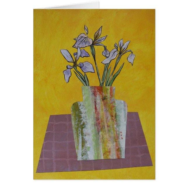 Iris-Blumengesteck (Vorne)