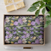 Iris-Blumenmuster Seidenpapier (Geschenk)