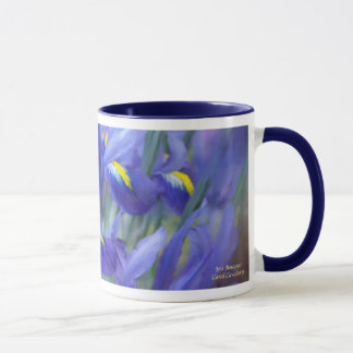 Iris-Blumenstrauß-Tasse Tasse