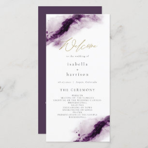 IRIS Boho Plum Lila Watercolor Splash Programm